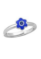 beautiful small flower birthstone ring for babies and kids